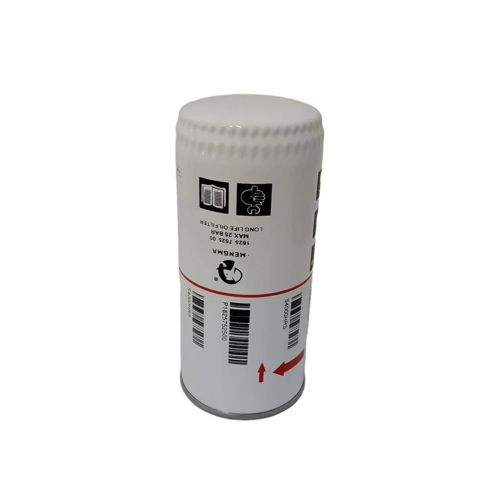 Premium Oil Filter 1625752501 For Reliable Screw Air Compressor Operation factory